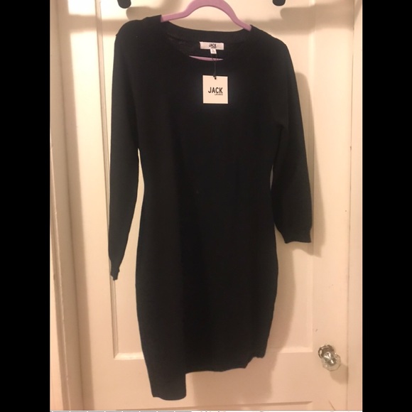Black Long-Sleeve Dress NWT - Picture 8 of 8
